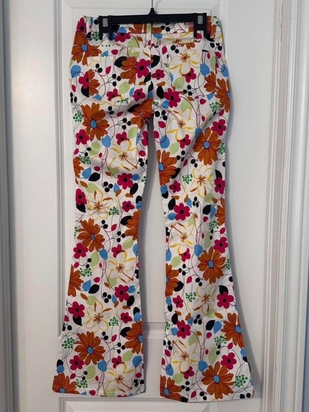 Deadstock Y2k Floral Wide-Leg Lowrise Pants 🌸💐 - Picture 2 of 8